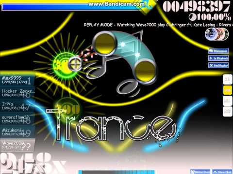 Clubringer ft. Kate Lesing - Rivers of Avalon (Nightcore Mix) [Soft Rave] Osu!