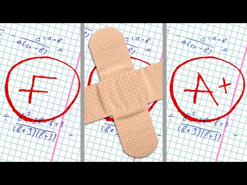 22 BEST CHEATING SCHOOL TRICKS AND DIYs IDEAS