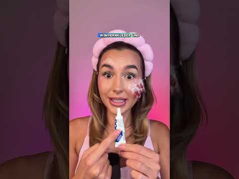 Narbe aus Taschentuch🩷👀 Speichert euch das Video!✨ ⚠️NICHT ECHT, MAKE-UP⚠️