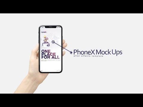 iPhone X Mockup - After Effects Template