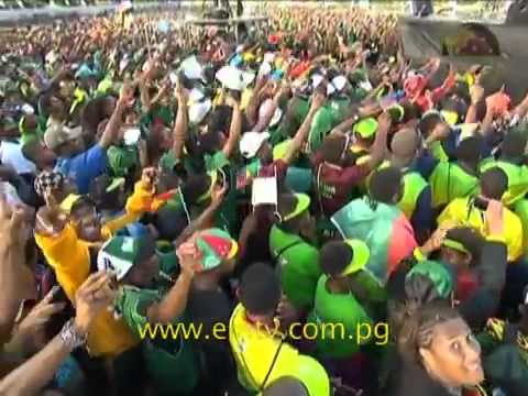 Jix Ambe - Jokema [Live at 6th PNG Game 2014 Lae]