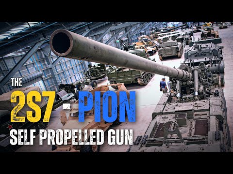 Soviet 2S7 Pion Self Propelled Gun bringing the power of the Peony flower ☭☭☭