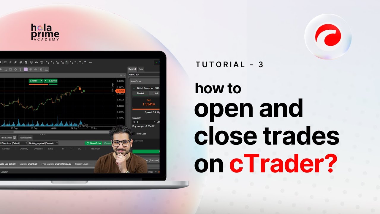 So eröffnen und schließen Sie Trades auf cTrader | Hola Prime