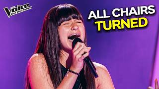 10-Year-Old Opens Her Mouth, All 4 Coaches Turn Instantly | The Voice