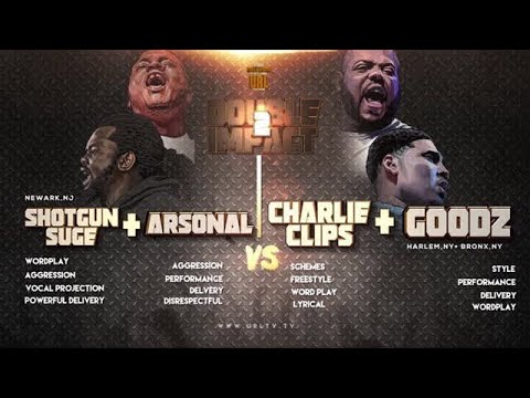 CHARLIE CLIPS + GOODZ VS ARSONAL + SHOTGUN SUGE SMACK/ URL RAP BATTLE | URLTV