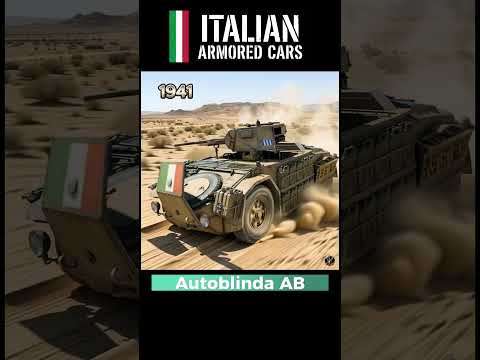 Italian Armored Cars Evolution (1912–2025)