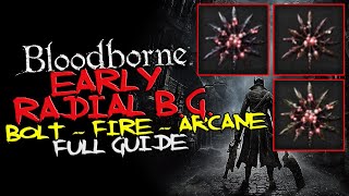 Bloodborne - EARLY Radial Blood Gems (arcane, bolt and fire)