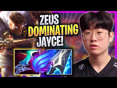ZEUS DOMINATING WITH JAYCE! - T1 Zeus Plays Jayce TOP vs Gragas! | Season 2023
