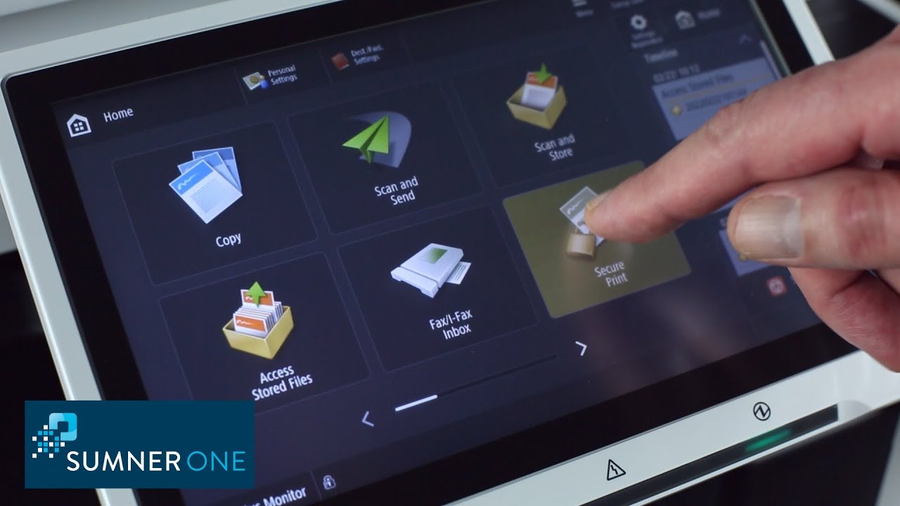 How-To Canon Secure Print | SumnerOne