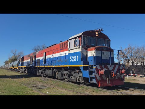 [8K] Mega-tren vacio de NCA con destino a General Deheza pasando por Marcos Juárez!!!!!!