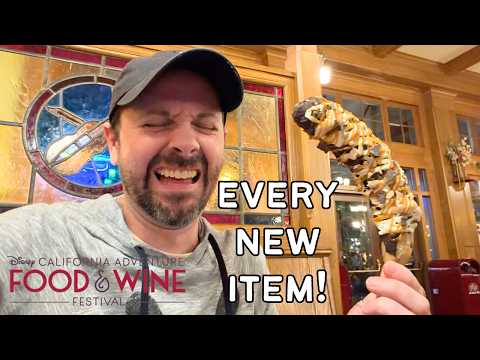 Trying Every NEW Food & Drink at the 2026 Disney California Adventure Food & Wine Festival