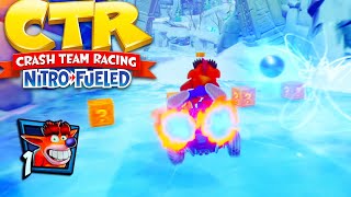 CTR: Nitro-Fueled - Fake Crash | Online Races #75