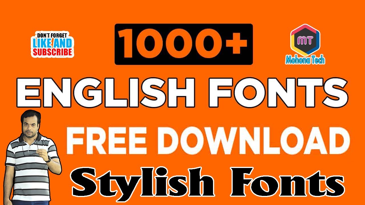 How To Download And Install Stylish English Fonts In Pc /Laptop