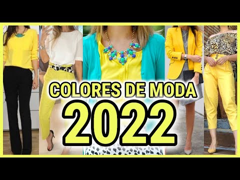 COLORES DE MODA 2022 COMO COMBINAR EL COLOR AMARILLO EN TENDENCIAS DE MODA 2022 OUTFITS DE MODA