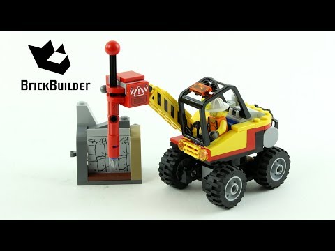 Vidéo LEGO City 60185 : L'excavatrice avec marteau-piqueur