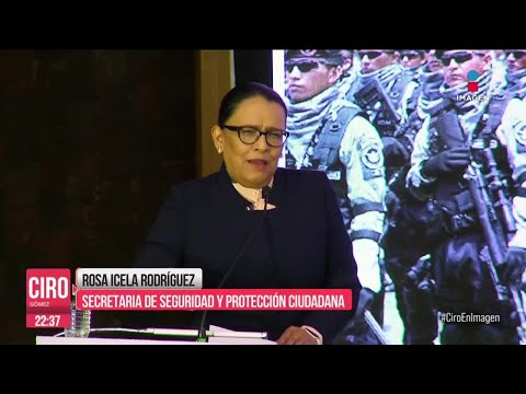 Rosa Icela pide a diputados apoyar la iniciativa para que la SEDENA tome el control de la GN