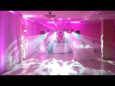 Restauracja Nastrojowa w Skalmierzycach - Dekoracje up-light Imprezja - nowoczesne dekoracje LED