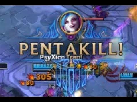Jinx Pentakill 2017 | Psyxico | ARAM | League of Legends