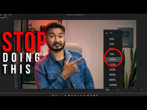 Best WAY to ZOOM in to the Program Panel in Premiere Pro!
