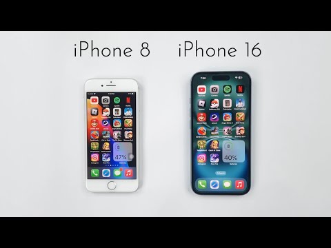 iPhone 8 vs iPhone 16 - SPEED TEST!