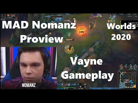 Worlds 2020 Proview MAD Nomanz POV Vayne Gameplay Mid vs Sett UOL vs SUP