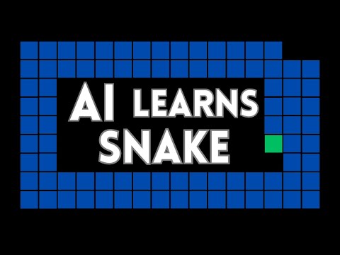 AI learns to play snake (Reinforcement Learning)