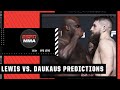 Predictions for #UFCVegas45: Lewis vs. Daukaus | ESPN MMA