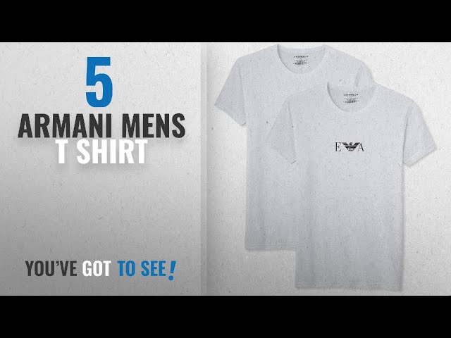 Vídeo relacionado con EMPORIO ARMANI 2-Pack Crew Neck T-Shirt, Blanco/Negro, M Hombre