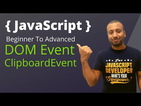 javascript bangla tutorial 67 : DOM Event | ClipboardEvent