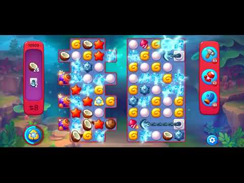 Fishdom Hard level 10909 no boosters フィッシュダム ハード