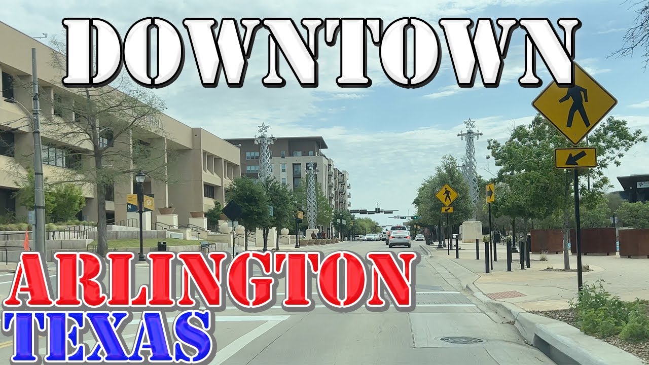 Immersive street-level walking tour through Arlington Downtown, United States, showcasing authentic urban landscapes, local architecture, and the vibrant atmosphere of the city's neighborhoods
