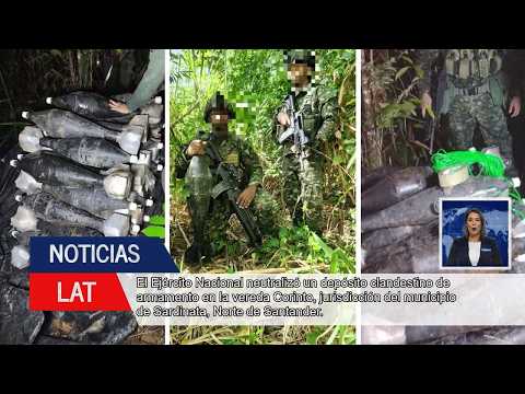 Golpe al ELN: Incautan tonelada de explosivos y granadas para drones en Norte de Santander