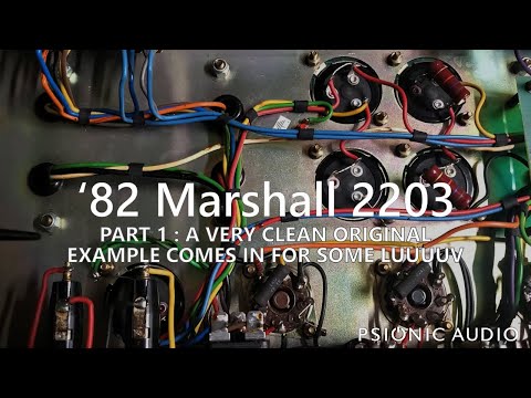 '82 Marshall 2203 | Part 1 : A Very Clean Original Example Comes In For Some Luuuuv