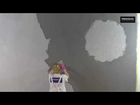 Primacol Decorative | Concrete Effect Paint | stencil and colorant | tutorial