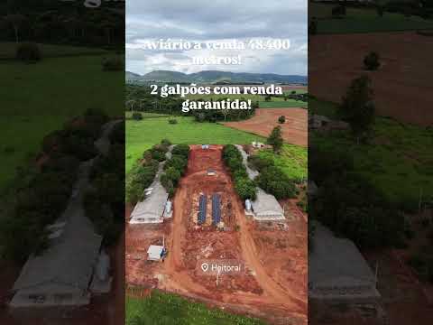 Área com Aviários a venda no municipio de Heitoraí-GO, Itaberaí-GO #agro #aviario  #fazendaavenda