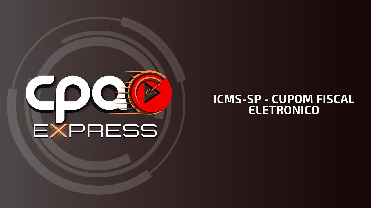 ICMS SP - Cupom Fiscal Eletrônico