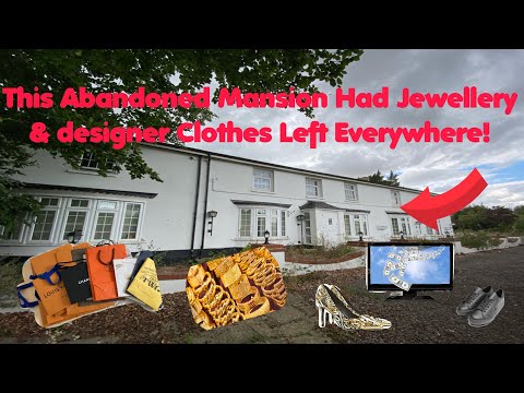 The Abandoned Gucci￼ Mansion! They left So Many Expensive Things Behind… But Why??  ￼