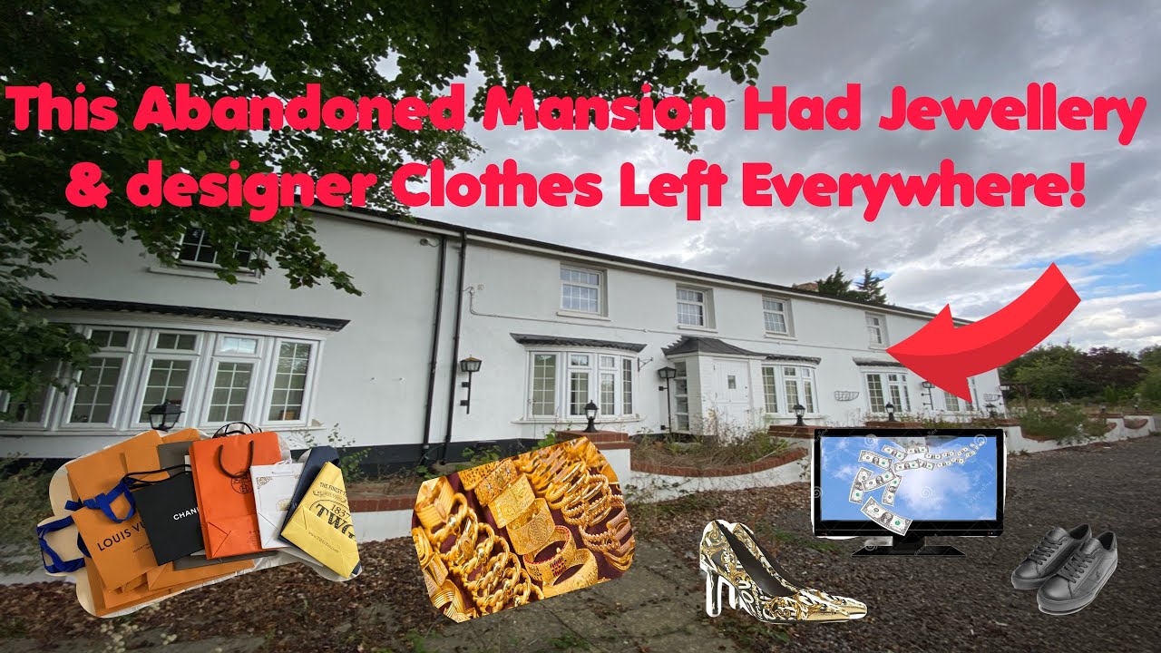 The Abandoned Gucci￼ Mansion! They left So Many Expensive Things Behind… But Why??  ￼