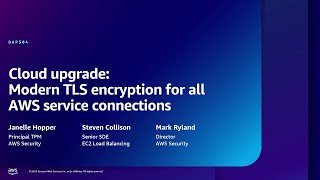 AWS re:Inforce 2024 - Cloud upgrade: Modern TLS encryption for all AWS service connections (DAP304)