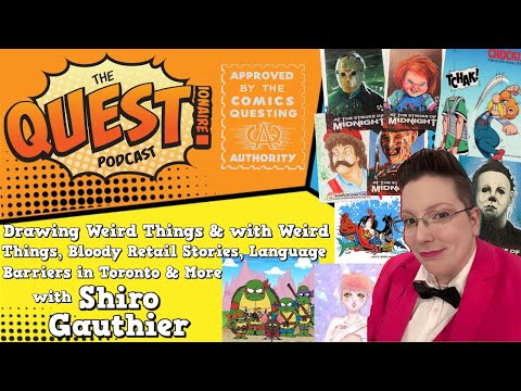 Shiro Gauthier: Drawing Weird Things & Drawing with Weird Things, Bloody Retail Stories & More!