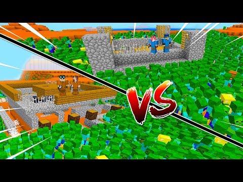 Minecraft ITA - Fortino VS Fortino VS Invasioni di mostri!! - W/Lyon