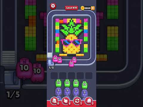 Pixel Flow Level 419 Walkthrough