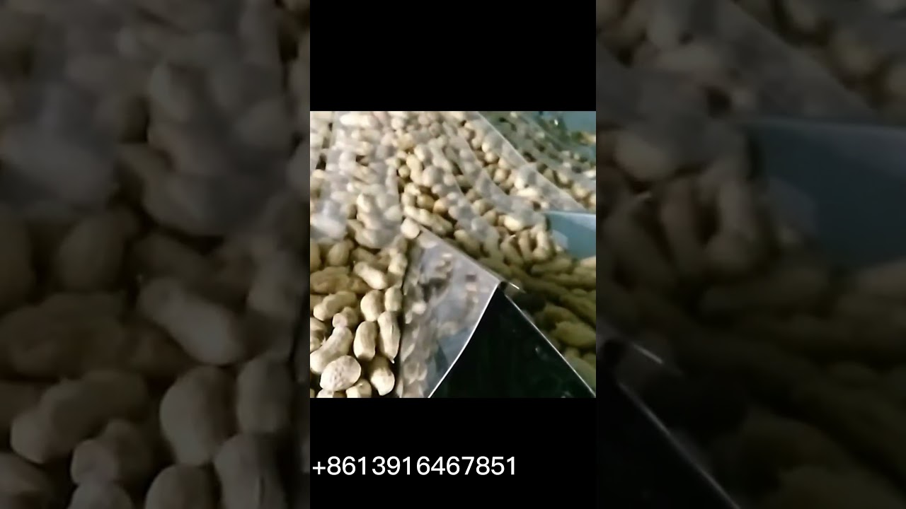 Full automatic peanut vertical pouch weighing packing machine