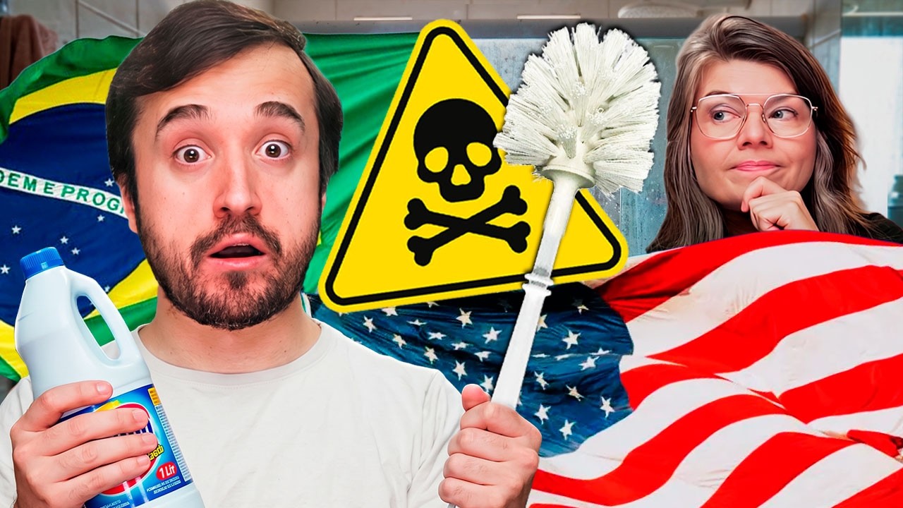 GRINGOS NÃO SABEM NEM LAVAR BANHEIRO?