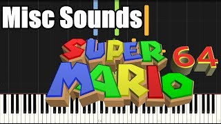 Cover art for Super Mario 64 - Miscellaneous Sounds - Perfect MIDI