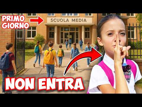 DOVE SEI FINITA? FIGLIACHIARA SPARISCE IL PRIMO GIORNO DI SCUOLA MEDIA , NON ENTRA IN CLASSE, MA...