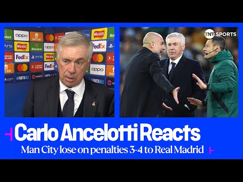 "I AM SO PROUD!" ???? | Carlo Ancelotti | Man City 1-1 Real Madrid (3-4 on penalties) | #UCL