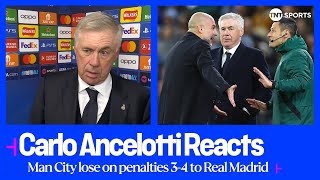 I AM SO PROUD! 🙌 | Carlo Ancelotti | Man City 1-1 Real Madrid (3-4 on penalties) | #UCL