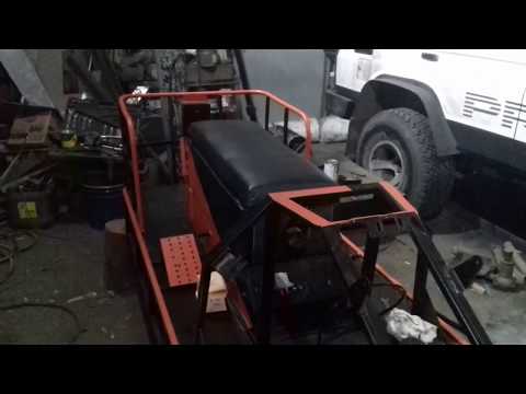 Сидушка на снегоход буран. Переделанный снегоход.