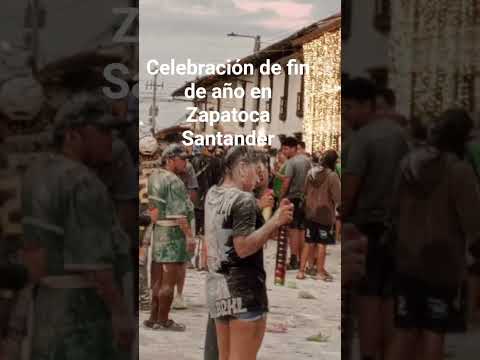 celebración de fin de año Zapatoca Santander #zapatoca